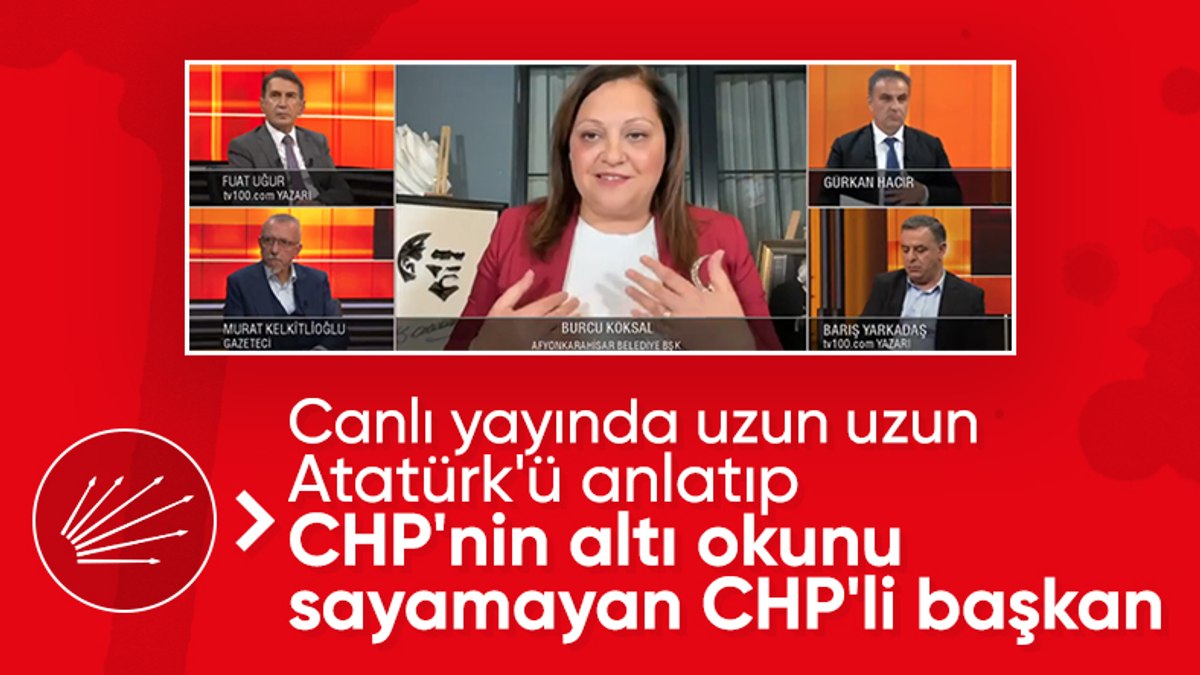 Burcu Köksal, 6 okun temsil ettiği Atatürk ilkelerini sayamadı