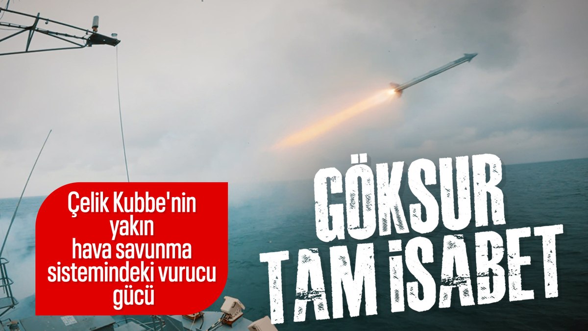 GÖKSUR, denizden ilk atış testini başarıyla tamamladı