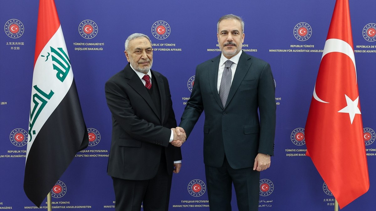 Hakan Fidan, Irak Temsilciler Meclisi Başkanı ile görüştü