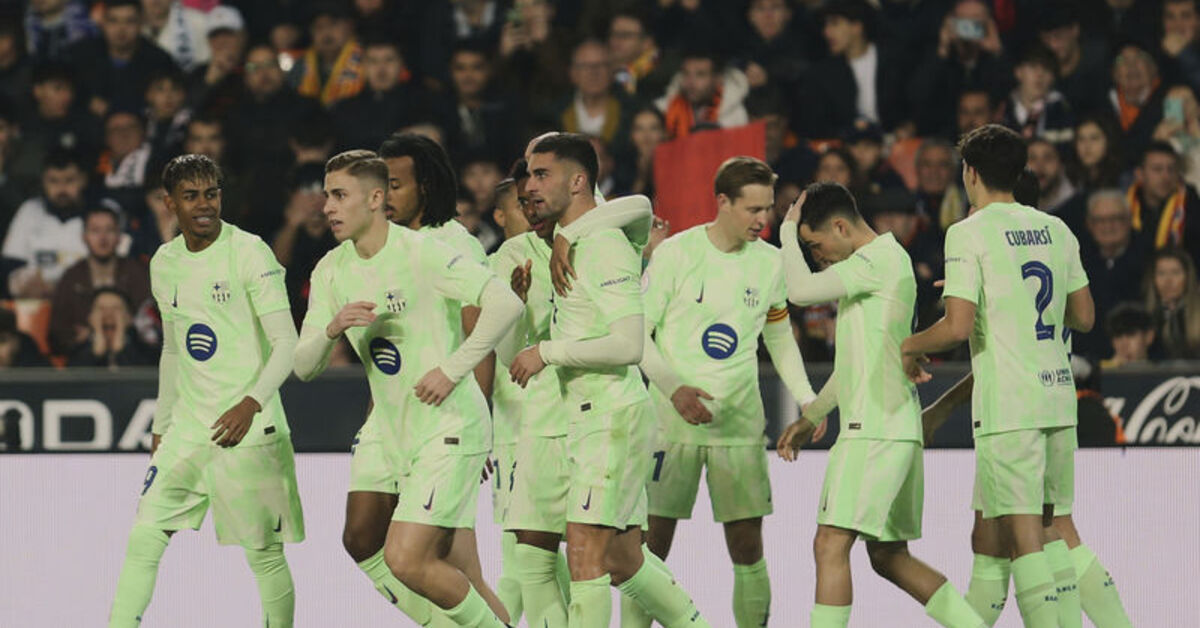 Valencia: 0 – Barcelona: 5 | MAÇ SONUCU