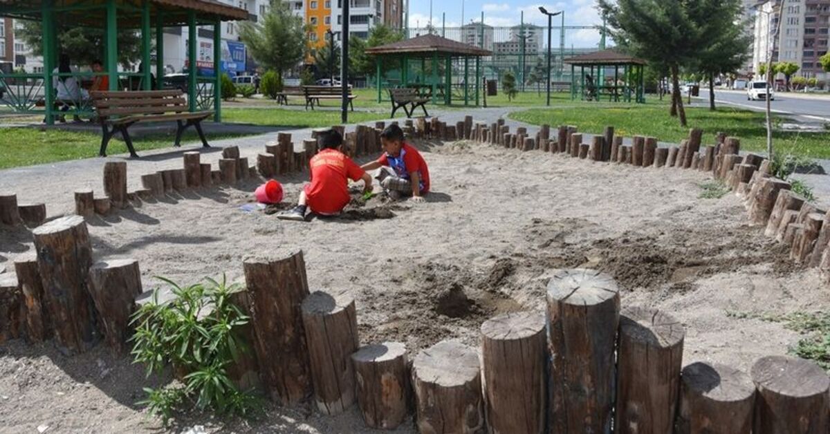 Kocasinan’da çocuk parklarına “toprak alan”